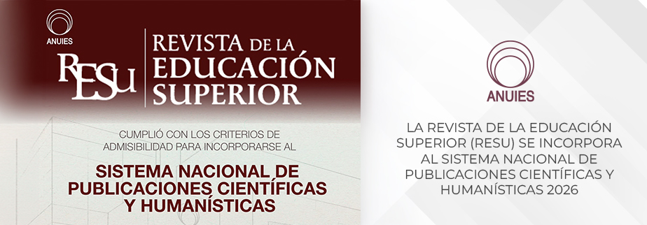 LA REVISTA DE LA EDUCACIÓN SUPERIOR (RESU) SE INCORPORA